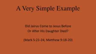 Bible Contradictions by Bart D Ehrman PHD