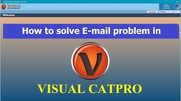 How to solve E-mail problem in Catpro