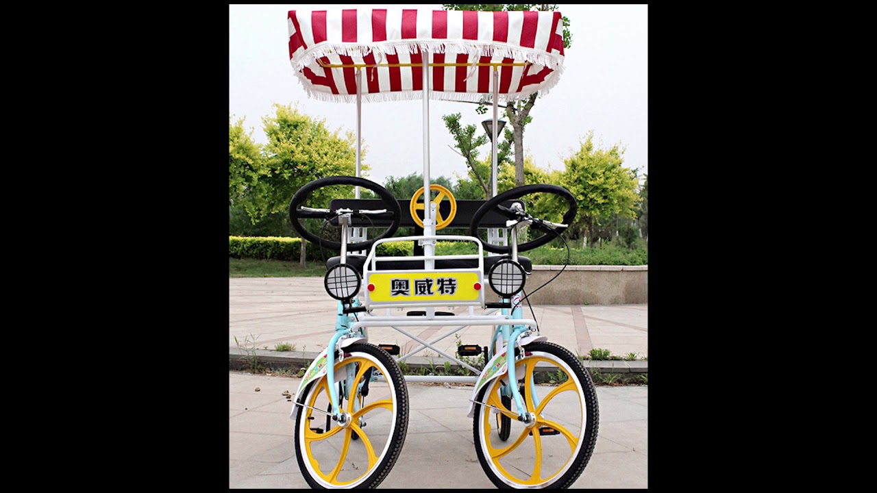 Велосипедные рикши для проката.