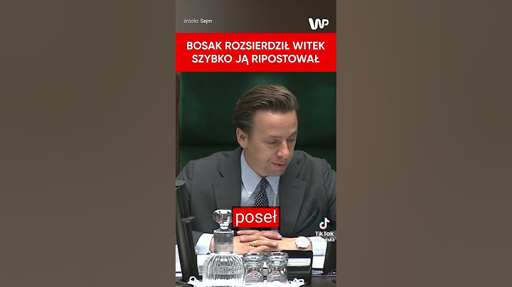 Szybka riposta Bosaka do Witek ❤️ #polityka #humor #sejm #bosak #witek