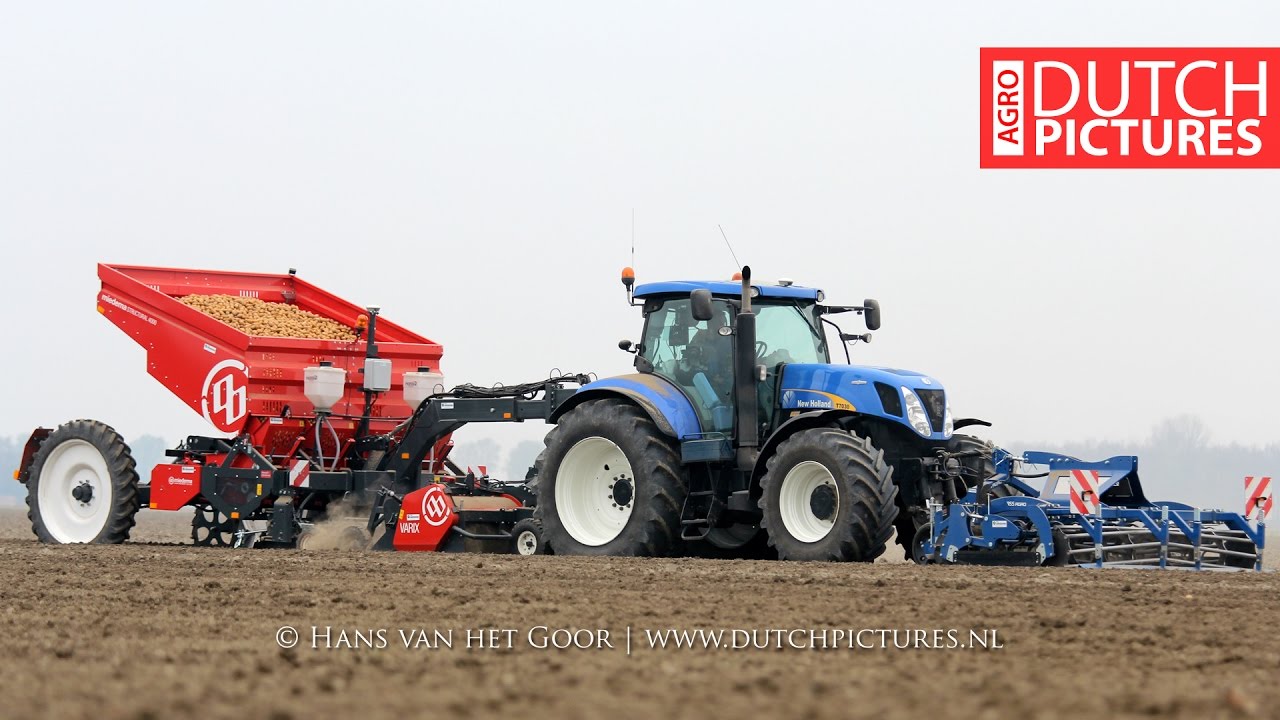 GPS Potato Planting | Aardappels poten | Miedema Structural 4000 | NH T7030 | Schlepers & Jan Bakker