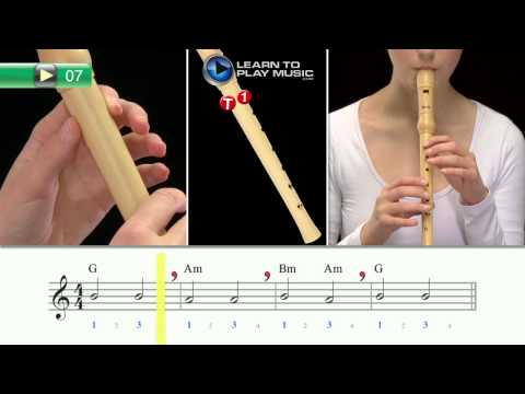 Ex007 How To Play Recorder For Kids - Recorder Lessons For Kids Book 1