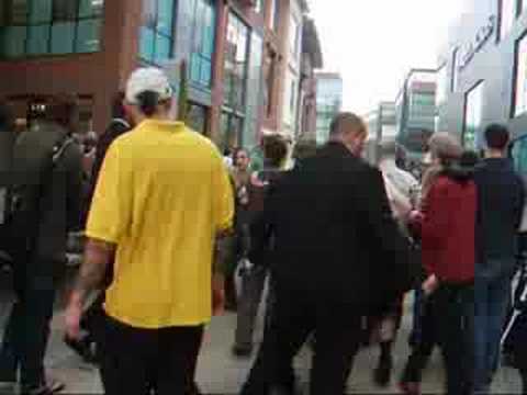 Zombies Invade Cabot Circus, Bristol