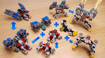 Lego Mini Robot Lego Mech Tutorials レゴ変身ロボ作り方 레고 변신로봇 만드는 법 Youtube