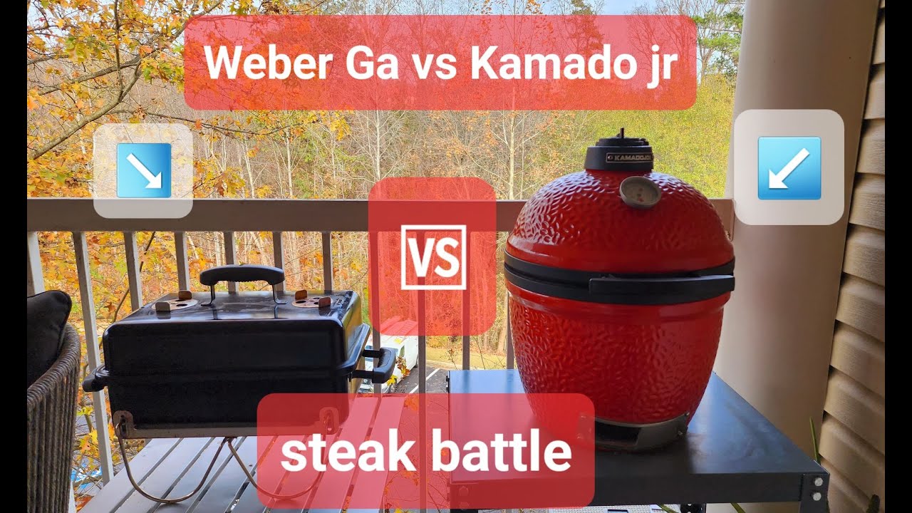 weber Go anywhere vs kamado joe - YouTube