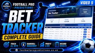 Football Bet Tracker Explained | Track Bets, Bankroll, Profit & ROI