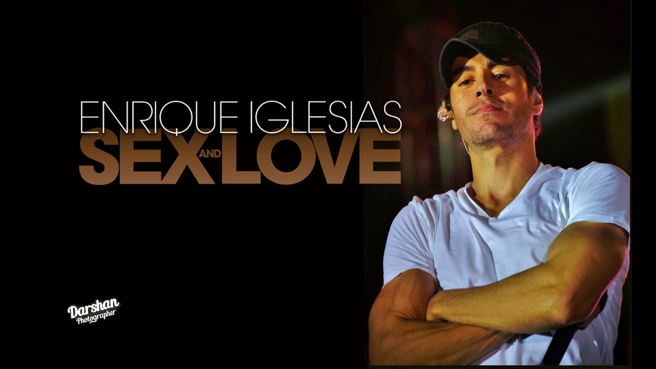Men's Sex And Love Tour Enrique Iglesias Long Sleeves
