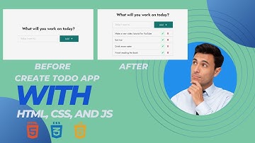 Build a Todo App with HTML, CSS, and JS | Complete Tutorial with localStorage Integration