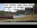 High speed pursuit - Dodge Charger takes off after PLATE READER says Car is Stolen