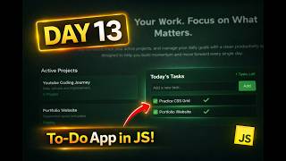 Day 13: I Built a To-Do List with JavaScript!