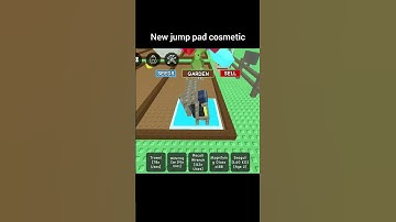 jump pad cosmetic #roblox #growagarden