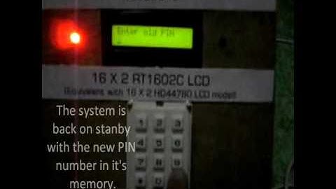 UTHM 2008 Final Year Project - Digital Combination Lock using PIC16F877A