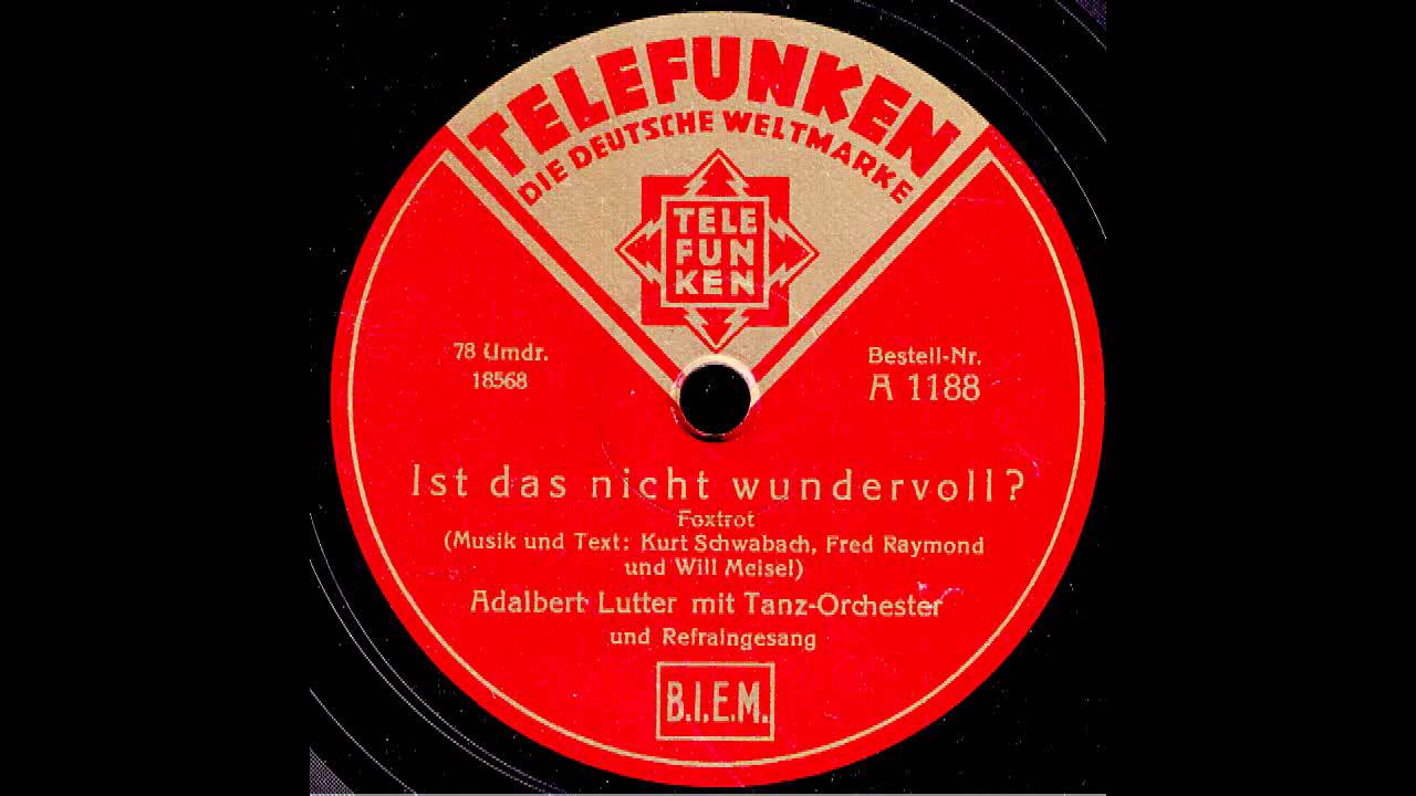Adalbert Lutter Mit Seinem Orchester - Die Liebe Ist Schuld Daran (Ja, Ja Die Liebe Ist Schuld Daran) / So Lang Wir Jung Sind Adalbert Lutter Mit Seinem Orchester - Die Liebe Ist Schuld Daran (Ja, Ja Die Liebe Ist Schuld Daran) / So Lang Wir Jung Sind