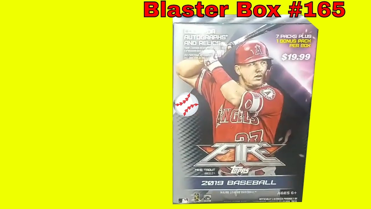 Blaster Box #165 (2019 Topps Fire ⚾) - YouTube