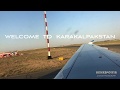 [4K] Uzbekistan A320 Посадка в Нукус