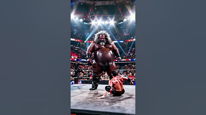 Cuando un gigante impone, En un estadio de lucha repleto. #wwe #www #wrestling