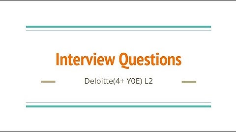 Salesforce Interview for Deloitte L2 (4+ YOE) | Salesforce Interview Part 8