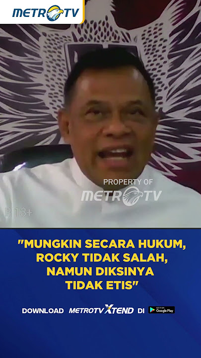Gatot Nurmantryo: 'Mungkin Secara Hukum, Rocky Tidak Salah, Namun Diksinya Tidak Etis'