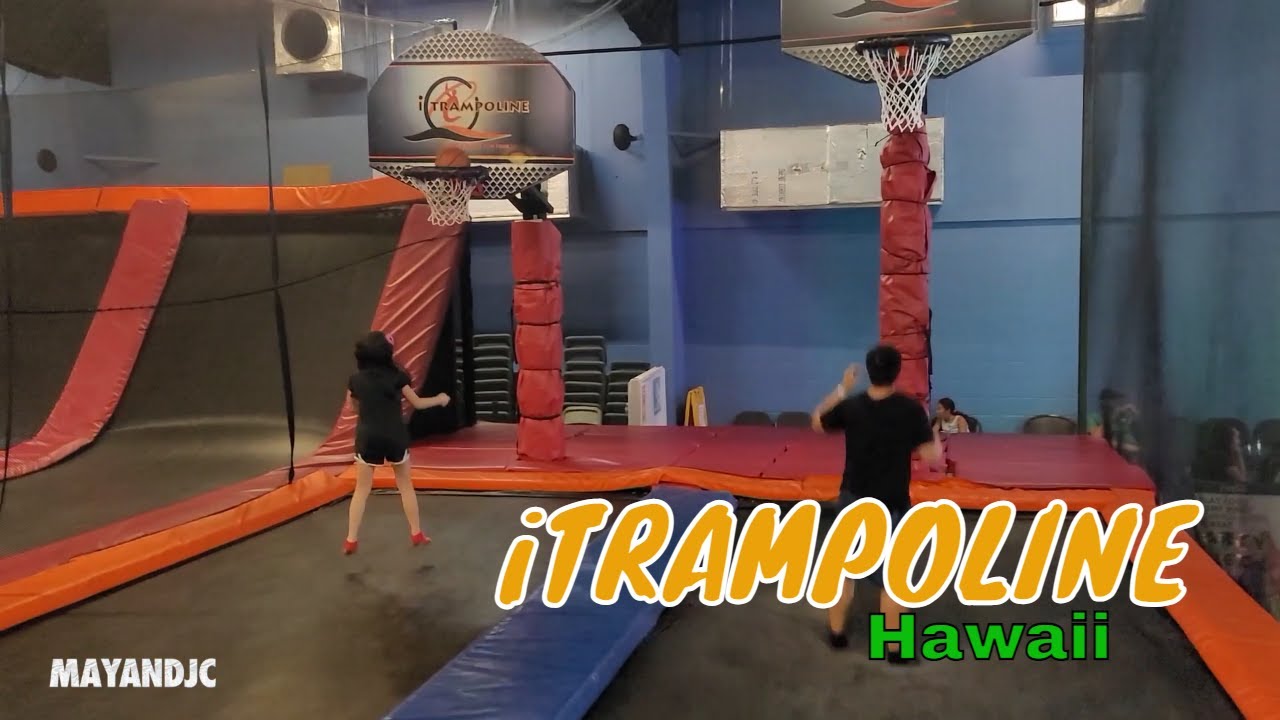 iTrampoline 2021 Hawaii Indoor Trampoline Family Fun Park YouTube