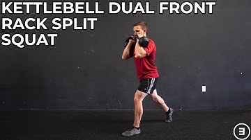 Kettlebell Dual Front Rack Split Squat