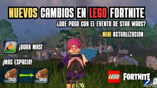 ¡TODO SOBRE LA MINI ACTUALIZACION DE LEGO FORTNITE STAR WARS! - ¿DESAPARECERA TU ALDEA?