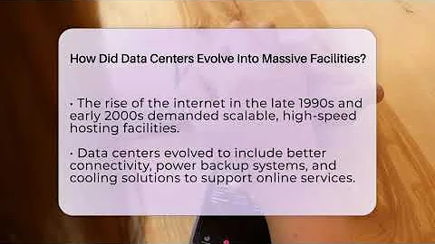 How Did Data Centers Evolve Into Massive Facilities? - Talking Tech Trends