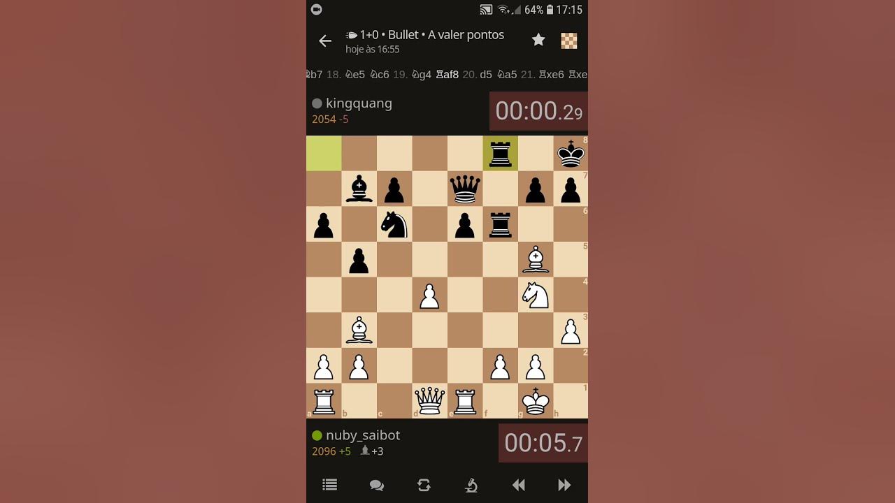 1 min lichess mate afogado youtube