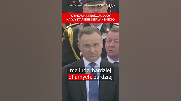 Wymowna reakcja Dudy na chwiejne wystąpienie Kierwińskiego