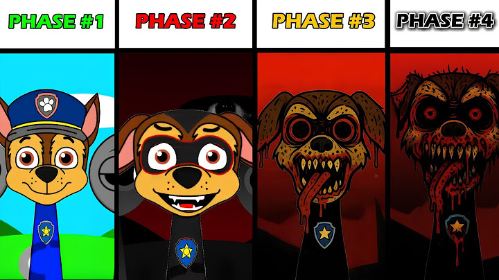 All Phases in New Incredibox Sprunki OC of Chase (Paw Patrol): From Phase 1 to Phase 4!