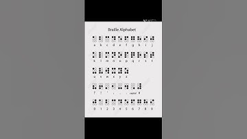 Braille text