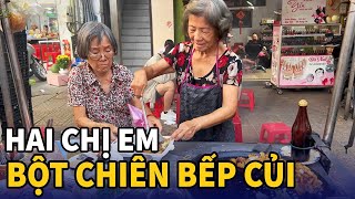 Bột Chiên Hai Chị Em 70 Tuổi Cực Ngon Với Cách Chiên Bếp Củi Giữa Sài Gòn