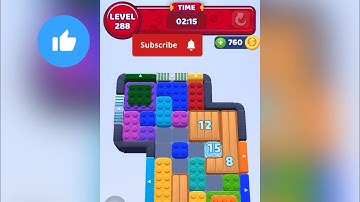 COLOR BLOCK JAM | LEVEL 288 Solution Walkthrough #subscribemychannel