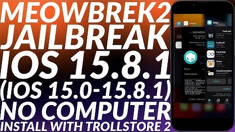 iOS 15.8.1 Jailbreak with Meowbrek2 | iPhone 7/SE/6S | Without PC with Trollstore 2 | Full Guide