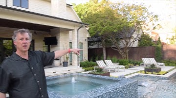 Modern Hillside Pool Tour in Dallas, TX by Mike Farley