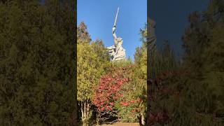 Мамаев. Пробежка и спорт #волгоград #история #travel #run #statue #влг #память #осень