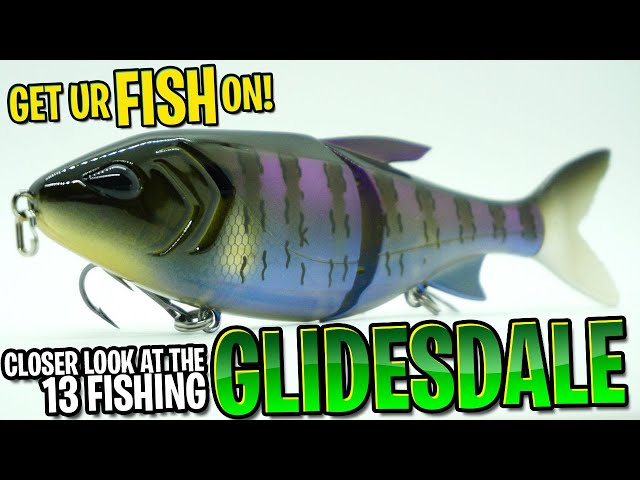 The BEST GLIDEBAIT EVER? The 13 Fishing GLIDESDALE IS A WINNER! Underwater  View. 