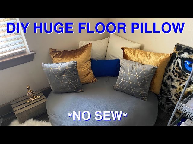 DIY HUGE FLOOR PILLOW! (I Wasn't Paying $200!) 