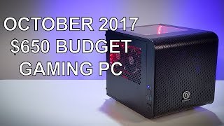 October 2017 - $650 Gaming PC Build - Build Video - Thermaltake Core V1 - 1050 ti
