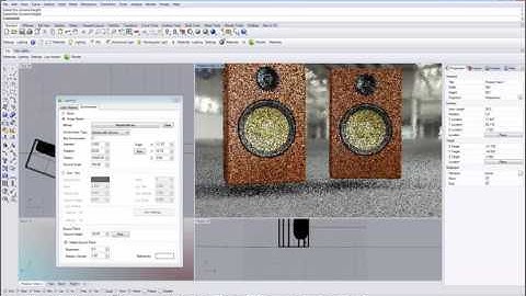 Iray for Rhino 1.1 - Rendering - Ground plane feature