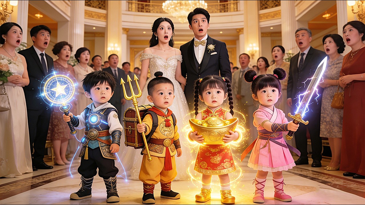 特異功能の四つ子を妊娠、奪われて6年後、四人の特異功能の子供が研究室から脱出、母を見つけ、協力して暗黒勢力に抗撃、莊園を取り戻し、一家団欒！#四つ子の萌え子 # ほのぼの笑える