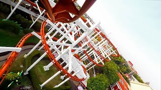 Sky Coaster POV - Dream World, Thailand | Vekoma Swinging Turns