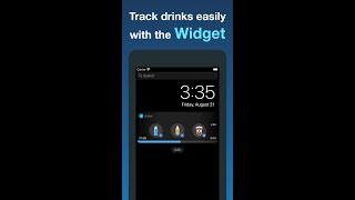 Input drinks faster with the Widget screenshot 4