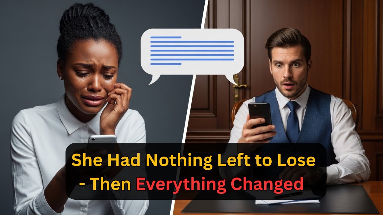 lady Texted Her Dad in Tears - But the BILLIONAIRE Received Her Message and Fell in Love..