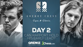 Can Rapport Hold Early Lead As Magnus, MVL, Ding, Vincent Chase? GRENKE Chess Classic 2024 Rds 3-4