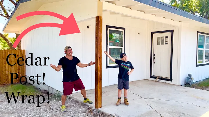 😳How to Wrap Porch Posts In Cedar‼️😮