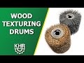 Wood Texture Brushing Drums for the Lagler Hummel