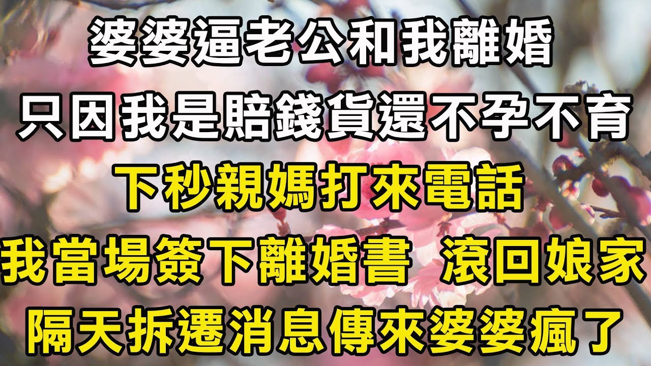 小姑子搶我300萬婚房，婆婆拿走我1000萬嫁妝，虐待我女兒罵她是賠錢貨，我冷笑道：房、車和卡全還我！下一秒讓她們無家可歸！#情感秘密 #情感  #中年 #家庭 #為人處世 #深夜故事 #老年