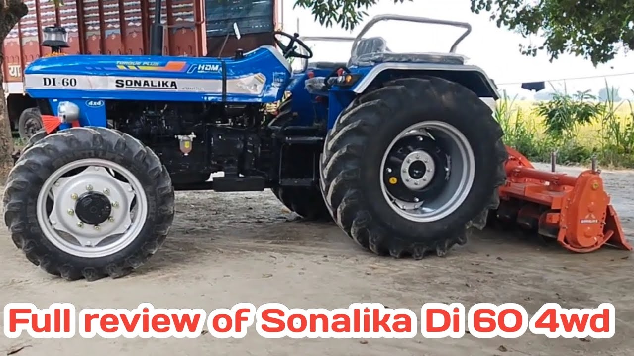 Full review of Sonalika Di 60 4wd 🚜__ दमदार ट्रैक्टर की पूरी जानकारी. /#sonumonufarmingvlogs 