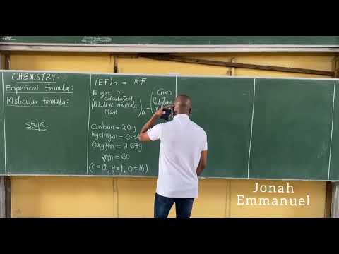 Emperical and Molecular Formula 1 (Chemistry JAMB and PUTME Class)