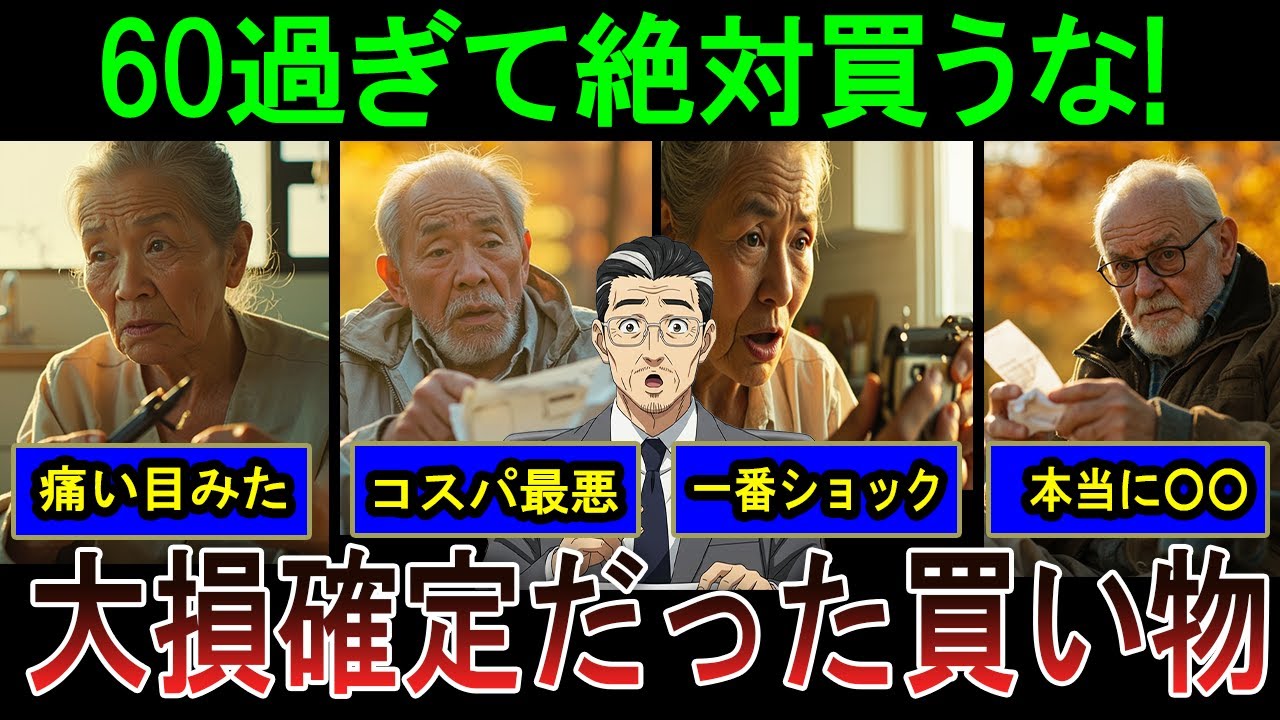 【閲覧注意】老後の資金を食い潰す！？シニアが「マジで買って後悔した」あの商品…買ってはいけない理由とリアルな声【悲劇を防げ】